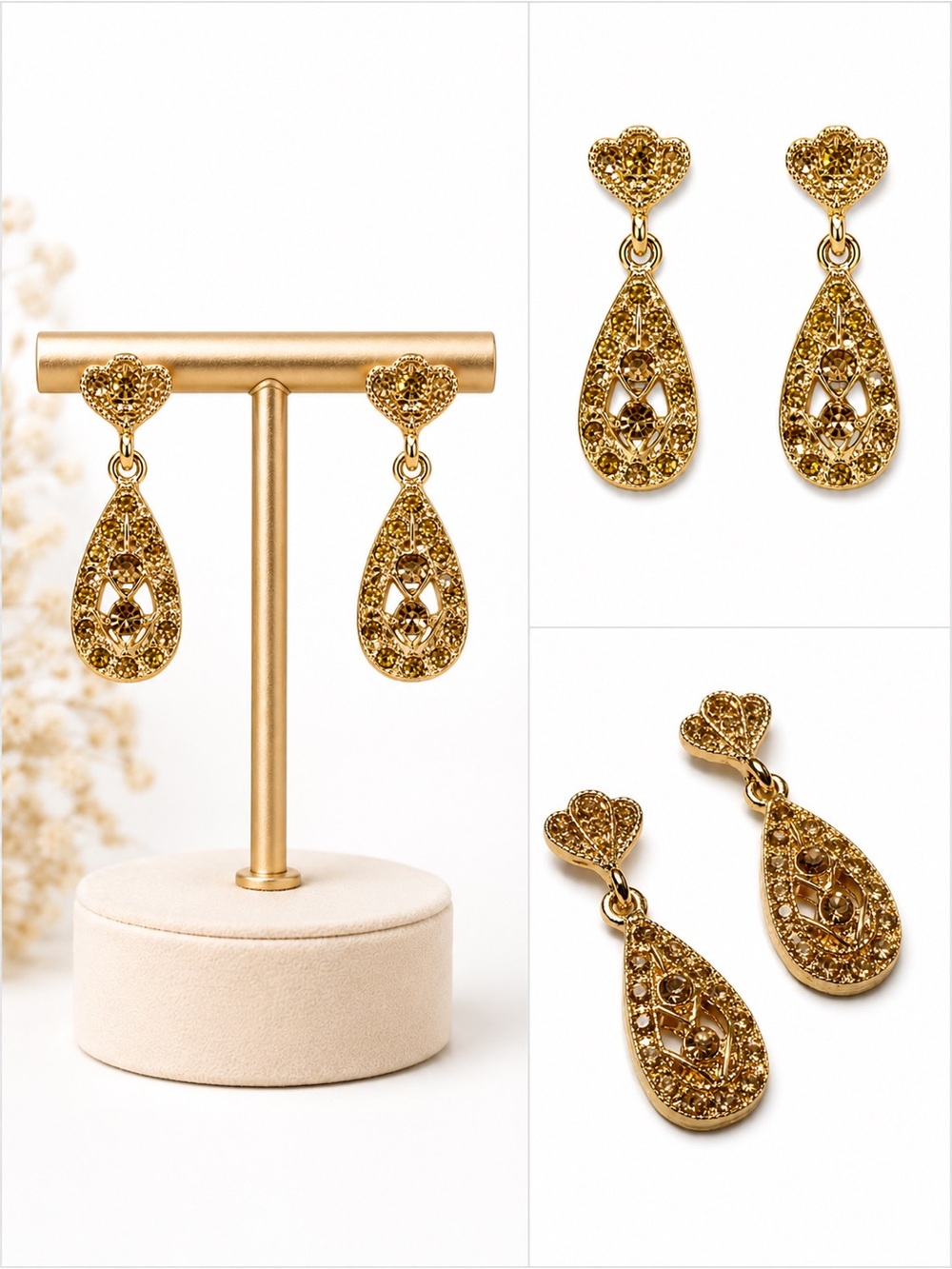 2028 Gold Tone Drop Earrings – NWT